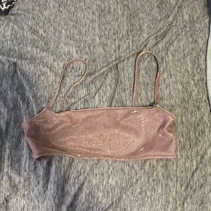 Pacsun glittery bikini top